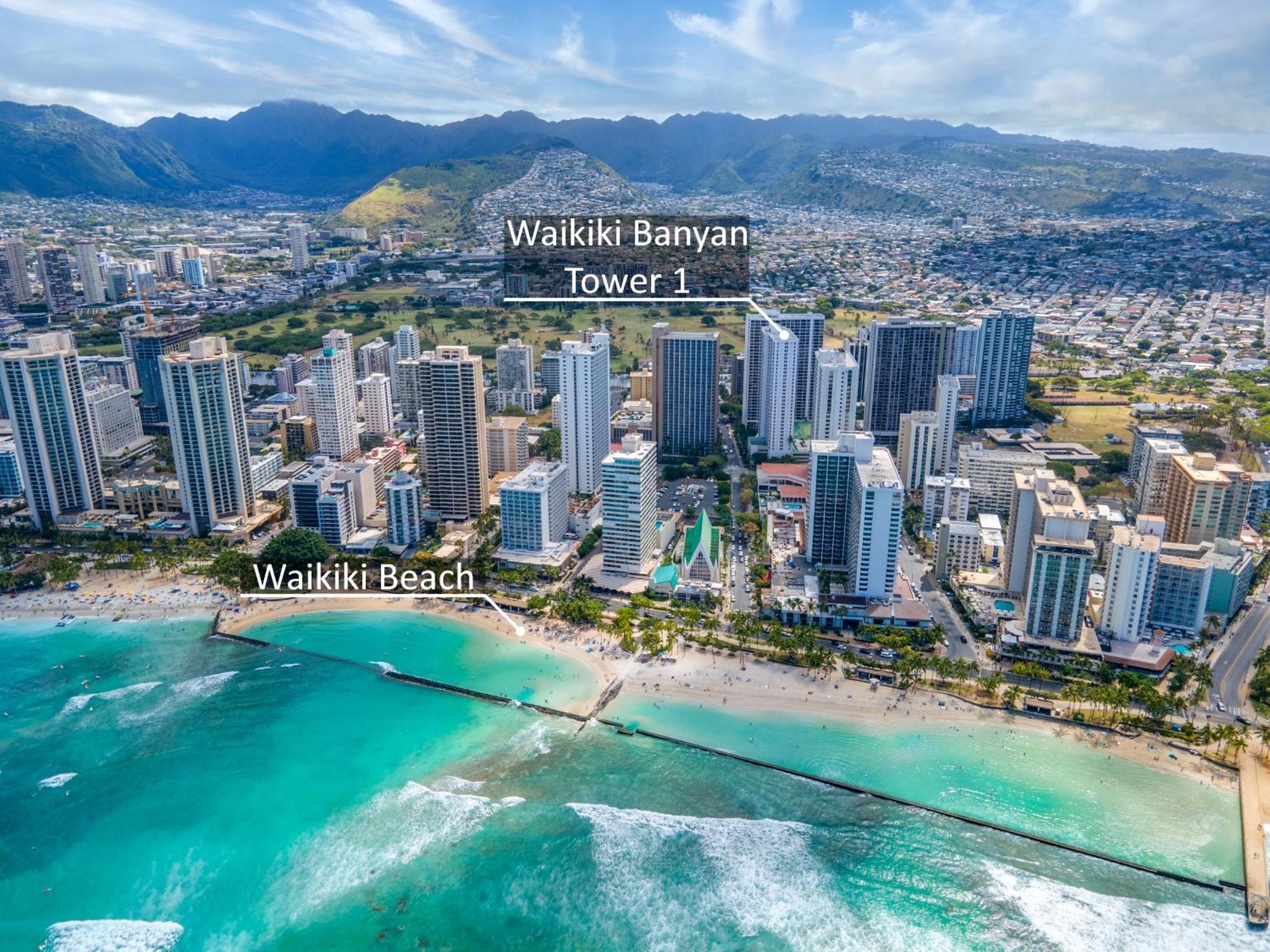 Great Ocean View Condo, Near Beach With Free Parking! Honolulu Exterior photo