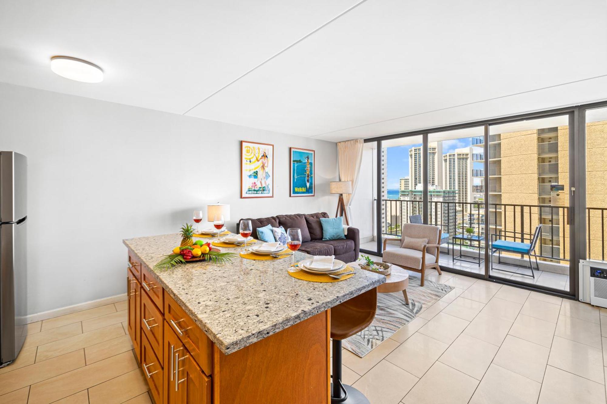 Great Ocean View Condo, Near Beach With Free Parking! Honolulu Exterior photo